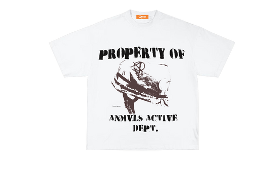 PROPERTY OF TSHIRT WHITE